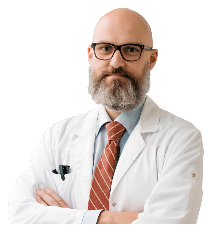 Dr. Andrius Radziunas, MD, endorsing Pulsetto vagus nerve stimulation