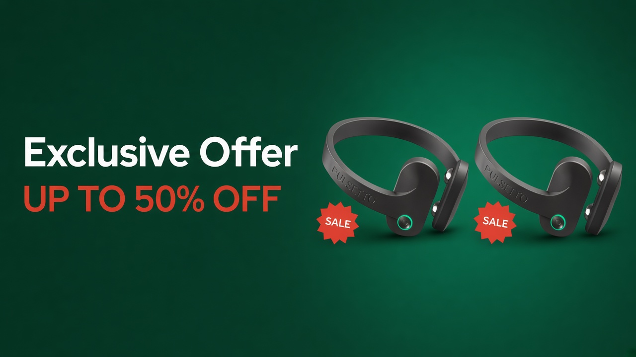 Exclusive Offer: up to 50% off Pulsetto packages